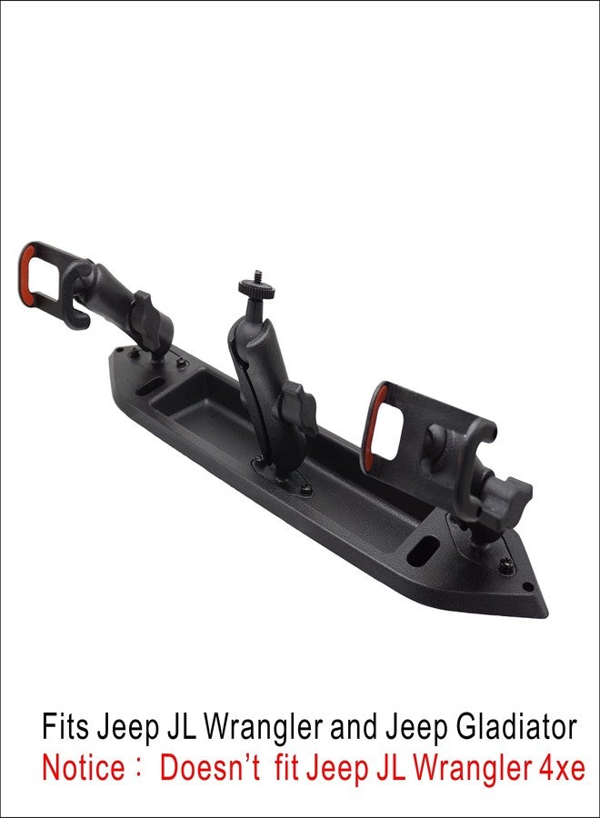 Voswitch JL201 Phone Mount Pack for Jeep Wrangler JL JLU 2018 to 2023 and Gladiator 2020 to 2023 - Image 2